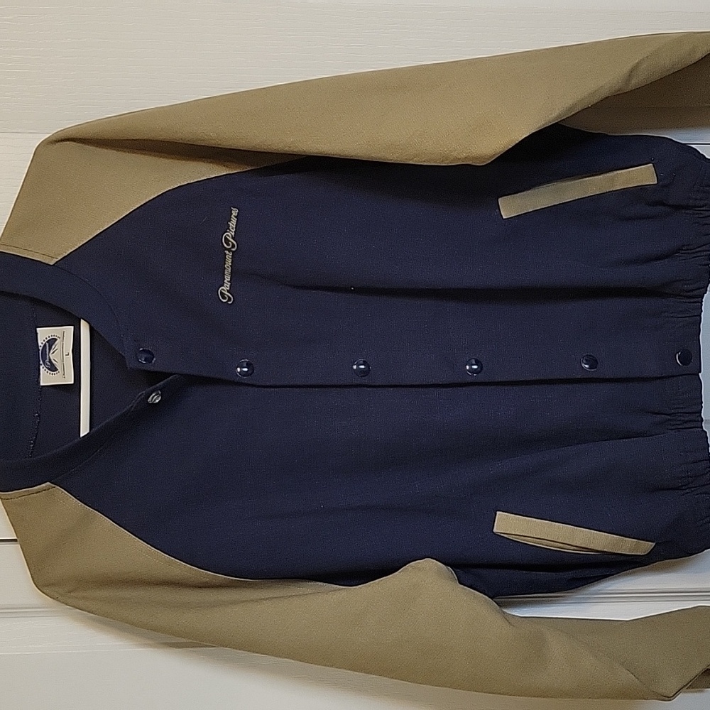 Vintage 1990 paramount pictures commercial denim jacket large